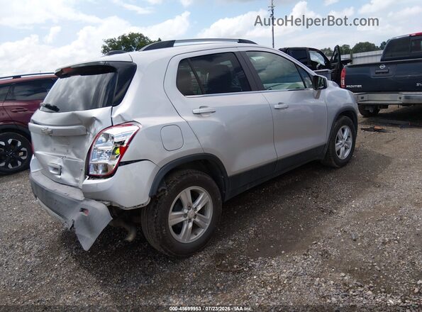 KL7CJLSB6GB588248 2016 CHEVROLET TRAX Silver Задня права чверть