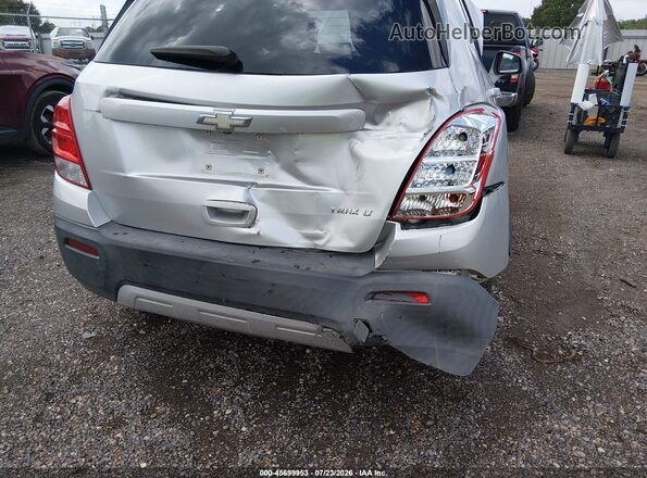 KL7CJLSB6GB588248 2016 CHEVROLET TRAX Silver Вид спереду