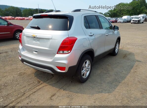KL7CJLSB6JB703907 2018 CHEVROLET TRAX Silver Задня права чверть