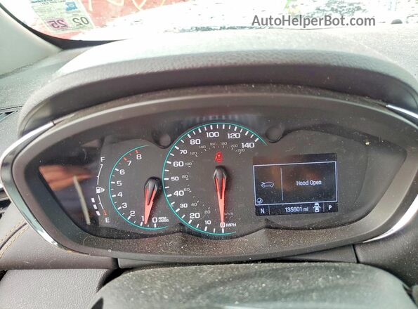 KL7CJLSB6LB347655 2020 CHEVROLET TRAX Red Instrument cluster view