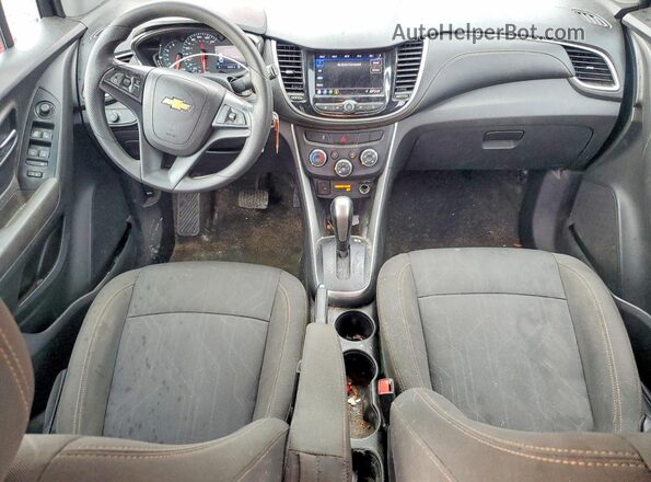 KL7CJLSB6LB347655 2020 CHEVROLET TRAX Red Dashboard view