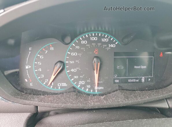 KL7CJLSB7KB740224 2019 CHEVROLET TRAX Silver ხელსაწყოთა პანელის ხედი
