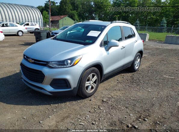 KL7CJLSB7KB743480 2019 CHEVROLET TRAX Silver Առջևի ձախ երեք քառորդ տեսարան