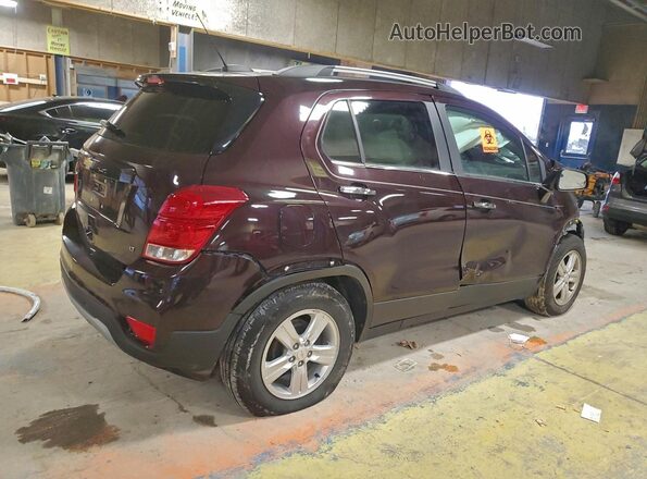 KL7CJLSB7LB349169 2020 CHEVROLET TRAX Burgundy Trasero derecho