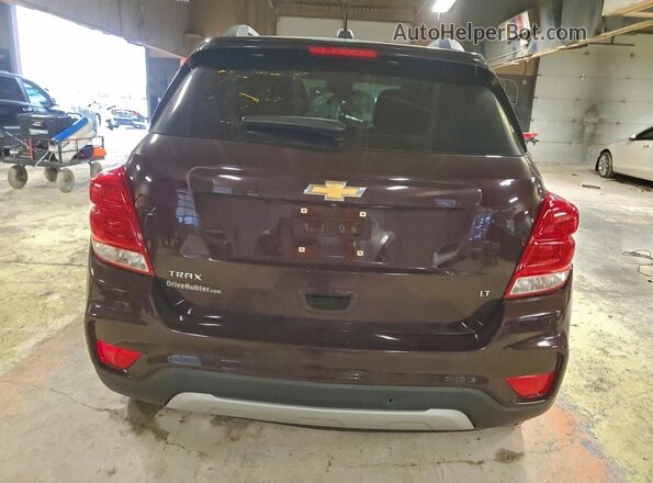KL7CJLSB7LB349169 2020 CHEVROLET TRAX Burgundy Vista trasera