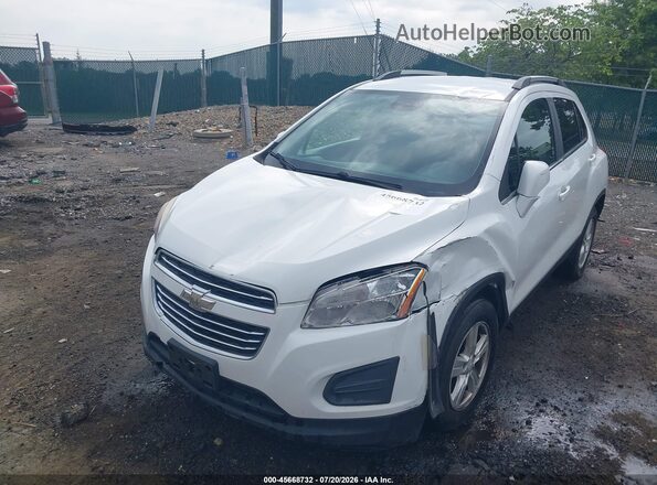 KL7CJLSB8GB616521 2016 CHEVROLET TRAX Silver Vista frontal