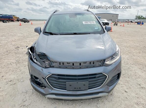 KL7CJLSB8KB928296 2019 CHEVROLET TRAX Gray Widok z przodu