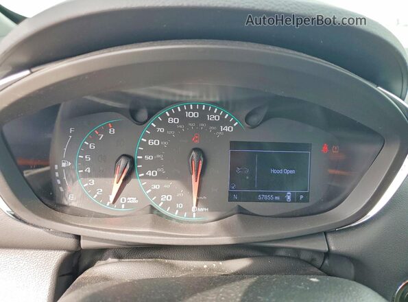 KL7CJLSB8KB928296 2019 CHEVROLET TRAX Gray Widok zestawu wskaźników