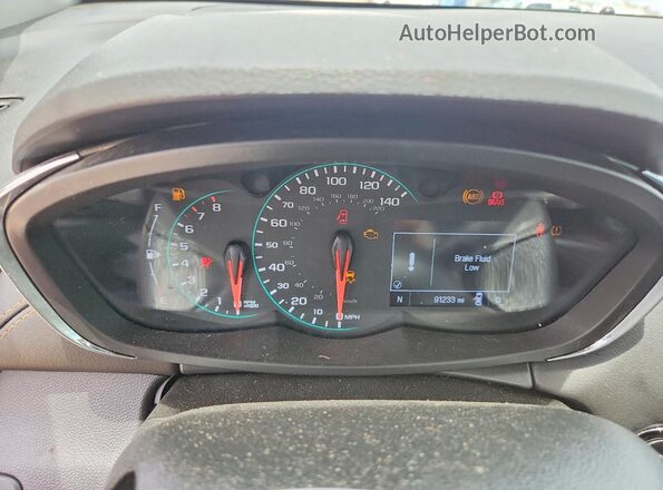 KL7CJLSB8LB335197 2020 CHEVROLET TRAX White Vista del cuadro de instrumentos