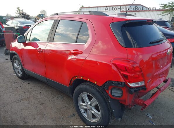 KL7CJLSB8LB348113 2020 CHEVROLET TRAX Red Հետևի ձախ