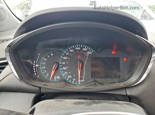 KL7CJLSB8MB326307 2021 CHEVROLET TRAX Gray ხელსაწყოთა პანელის ხედი