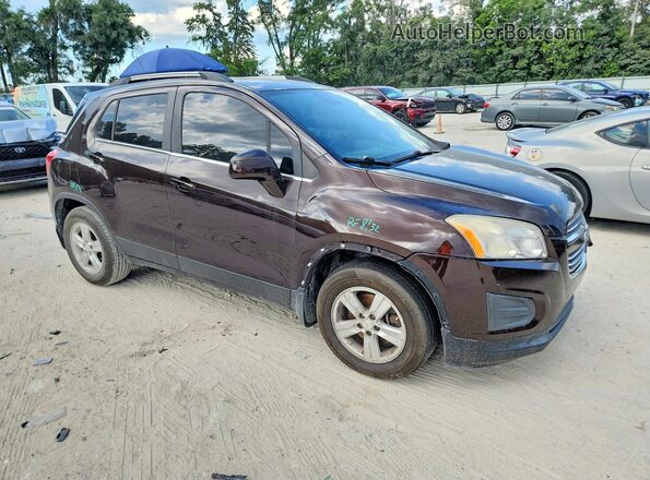 KL7CJLSB9GB644683 2016 CHEVROLET TRAX Коричневый Передняя правая четверть