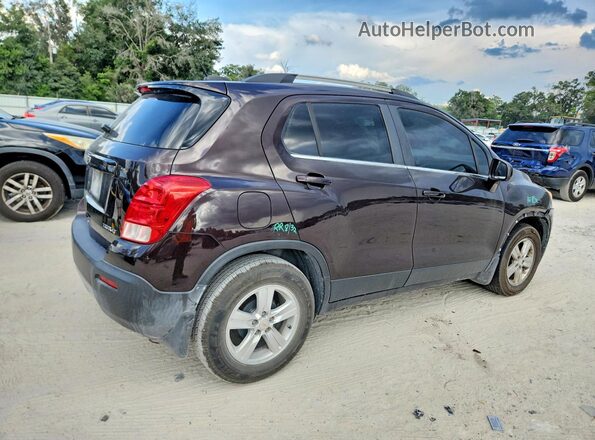 KL7CJLSB9GB644683 2016 CHEVROLET TRAX Коричневый Задняя правая четверть