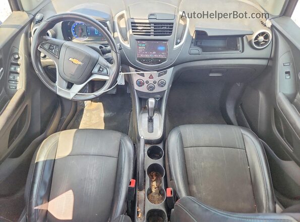 KL7CJLSBXGB604726 2016 CHEVROLET TRAX Blue Dashboard view