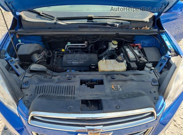 KL7CJLSBXGB604726 2016 CHEVROLET TRAX Blue Rear interior view