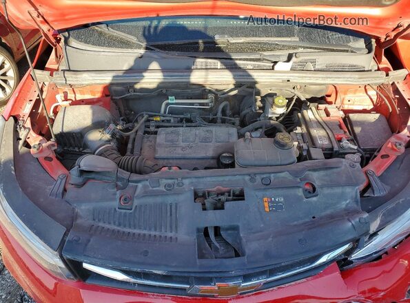 KL7CJLSBXLB341311 2020 CHEVROLET TRAX Red ძრავის განყოფილების ხედი