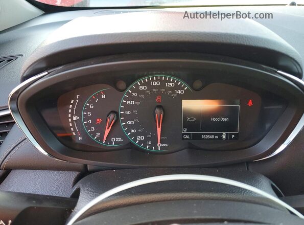 KL7CJLSBXLB341311 2020 CHEVROLET TRAX Red ხელსაწყოთა პანელის ხედი