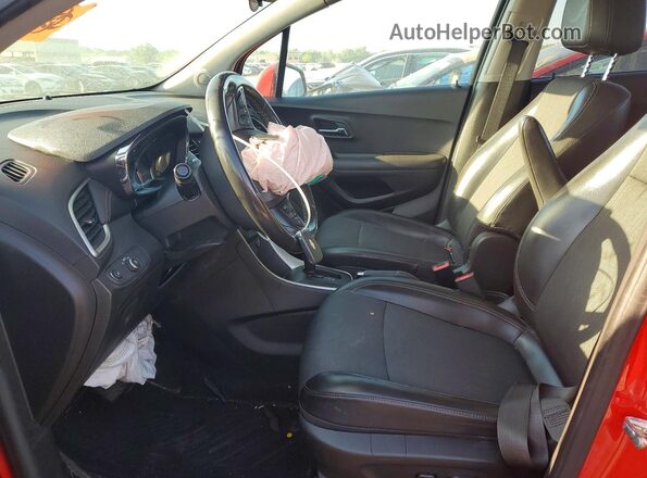 KL7CJLSBXLB341311 2020 CHEVROLET TRAX Red წინა სალონის ხედი