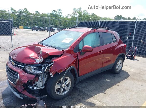 KL7CJLSM3NB569364 2022 CHEVROLET TRAX Красный Передняя левая четверть