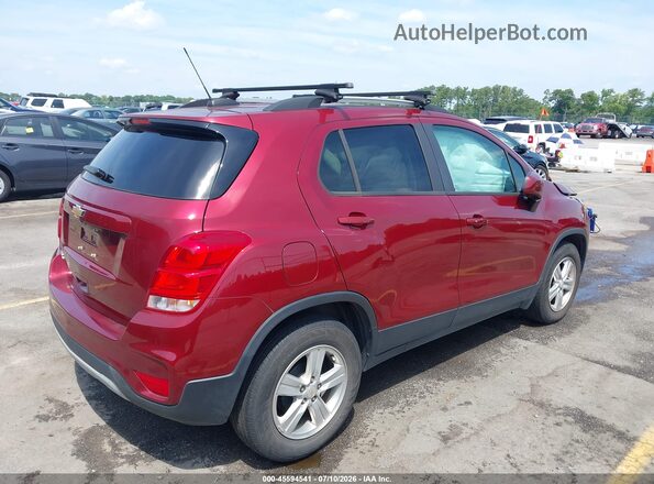 KL7CJLSM3NB569364 2022 CHEVROLET TRAX Красный Задняя правая четверть