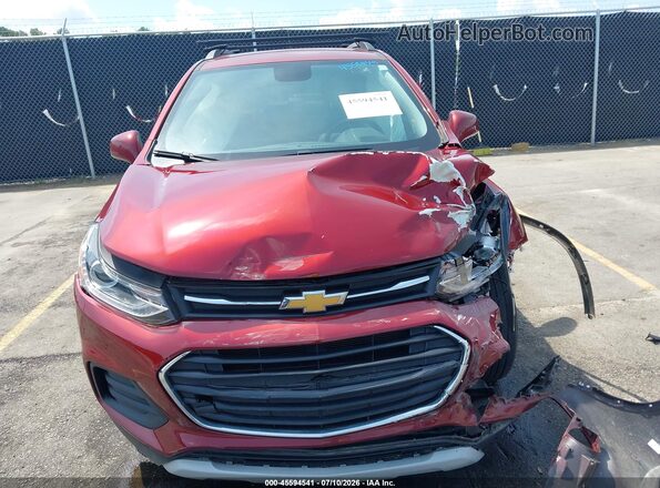 KL7CJLSM3NB569364 2022 CHEVROLET TRAX Красный Вид щитка приборов