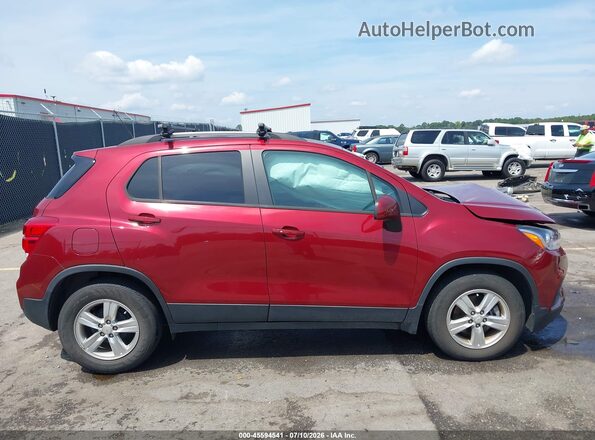 KL7CJLSM3NB569364 2022 CHEVROLET TRAX Красный Вид задней части салона