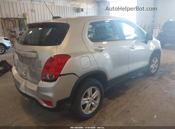 KL7CJNSB0JB550680 2018 CHEVROLET TRAX Silver უკანა მარჯვენა