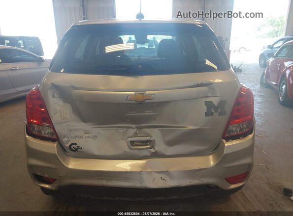 KL7CJNSB0JB550680 2018 CHEVROLET TRAX Silver 