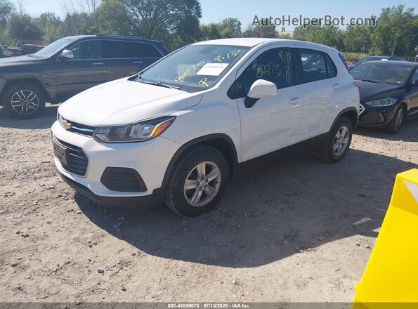 KL7CJNSB2JB572910 2018 CHEVROLET TRAX Белый Передняя левая четверть