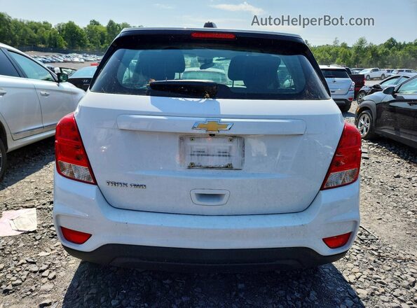 KL7CJNSB2JB695039 2018 CHEVROLET TRAX White Widok z tyłu