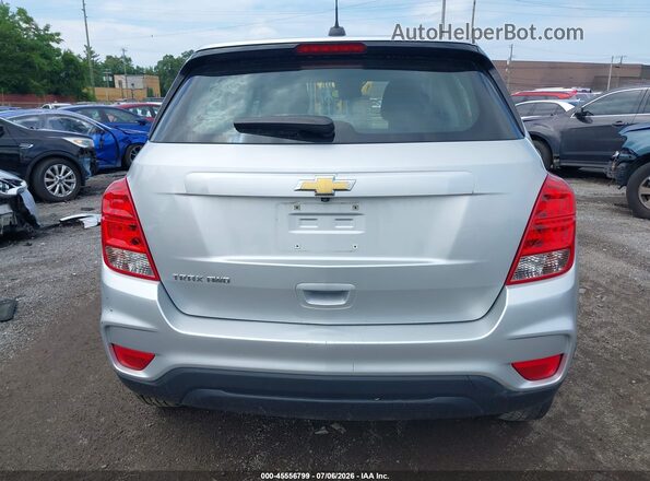 KL7CJNSB3JB558384 2018 CHEVROLET TRAX Silver 