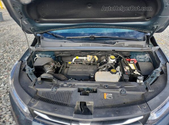 KL7CJNSB6MB318315 2021 CHEVROLET TRAX Charcoal Vista del compartimento del motor