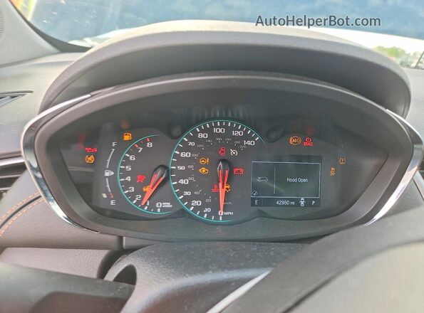 KL7CJNSB6MB318315 2021 CHEVROLET TRAX Charcoal Vista del cuadro de instrumentos