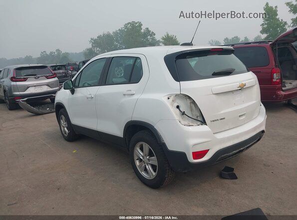 KL7CJNSB7HB250855 2017 CHEVROLET TRAX White Trasero izquierdo