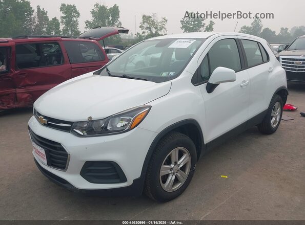 KL7CJNSB7HB250855 2017 CHEVROLET TRAX White Vista tres cuartos delantera izquierda