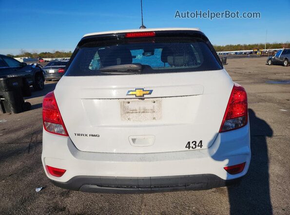 KL7CJNSM4MB360645 2021 CHEVROLET TRAX White Widok z tyłu