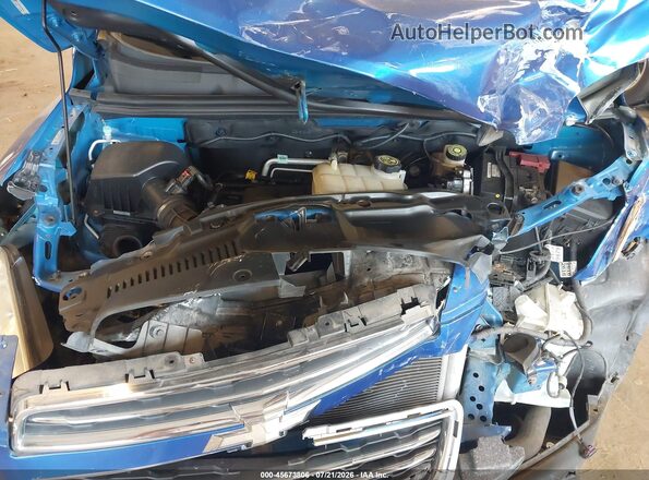 KL7CJPSB0GB643557 2016 CHEVROLET TRAX Blue უკანა ხედი