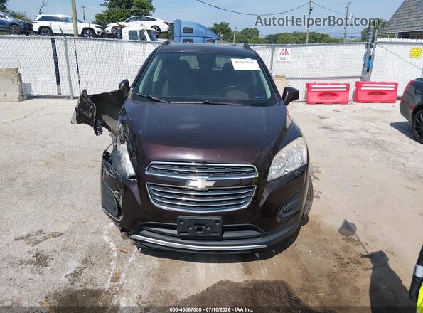 KL7CJPSB0GB680981 2016 CHEVROLET TRAX Red Սարքավորումների վահանակի տեսք