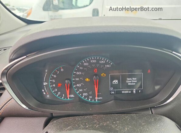 KL7CJPSB0JB671642 2018 CHEVROLET TRAX White Вид щитка приладів