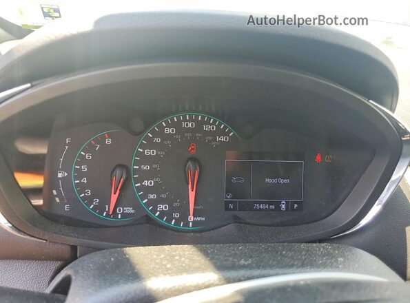 KL7CJPSB0KB922564 2019 CHEVROLET TRAX Silver Widok zestawu wskaźników