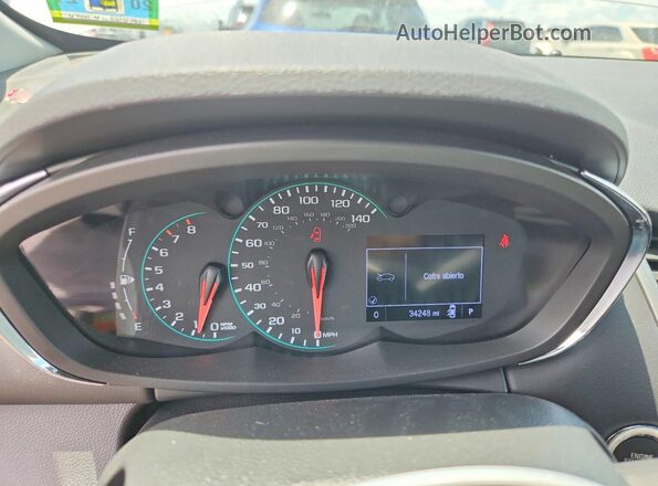 KL7CJPSB0LB032633 2020 CHEVROLET TRAX White Vista del cuadro de instrumentos