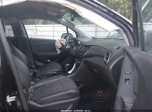 KL7CJPSB0LB042580 2020 CHEVROLET TRAX Черный Вид салона спереди