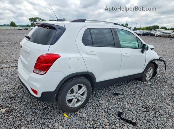 KL7CJPSB0MB345571 2021 CHEVROLET TRAX White Trasero derecho
