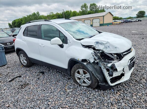 KL7CJPSB0MB345571 2021 CHEVROLET TRAX White Delantero derecho