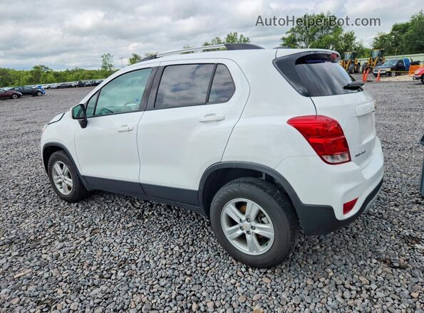 KL7CJPSB0MB345571 2021 CHEVROLET TRAX White Trasero izquierdo
