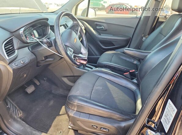 KL7CJPSB1KB876890 2019 CHEVROLET TRAX Black Front interior view
