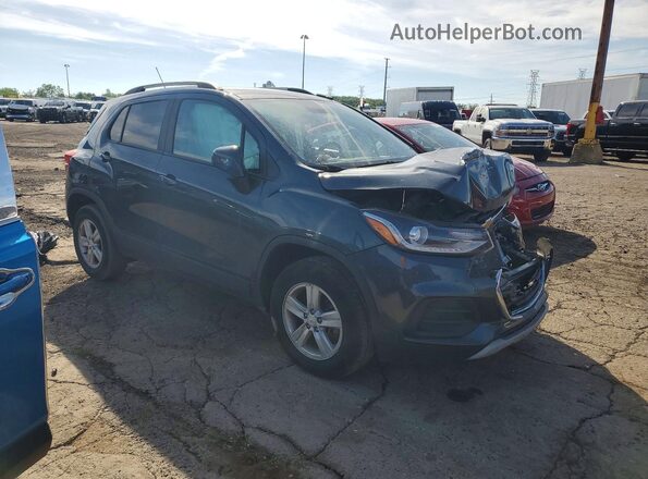 KL7CJPSB1MB344123 2021 CHEVROLET TRAX Gray წინა მარჯვენა