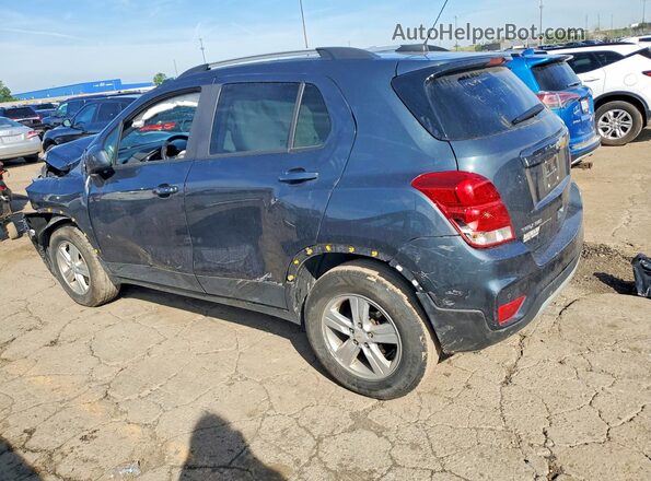 KL7CJPSB1MB344123 2021 CHEVROLET TRAX Gray უკანა მარცხენა