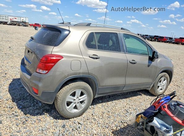 KL7CJPSB1MB352643 2021 CHEVROLET TRAX Tan უკანა მარჯვენა
