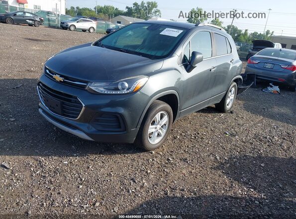 KL7CJPSB2JB604007 2018 CHEVROLET TRAX Gray Առջևի ձախ երեք քառորդ տեսարան